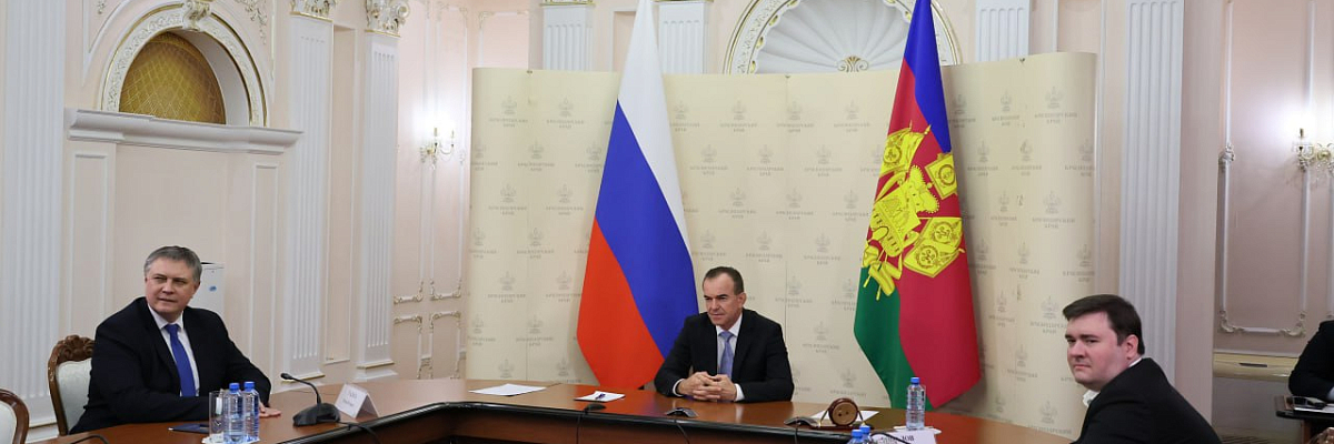 Губернатор Кубани принял участие во встрече с Владимиром Путиным